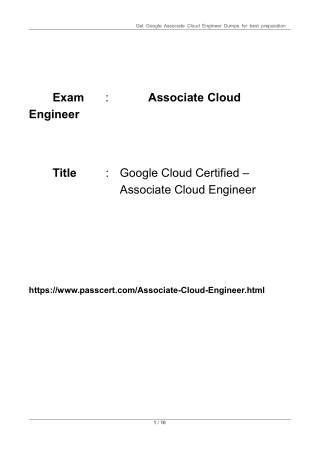 get google associate cloud engineer dumps
