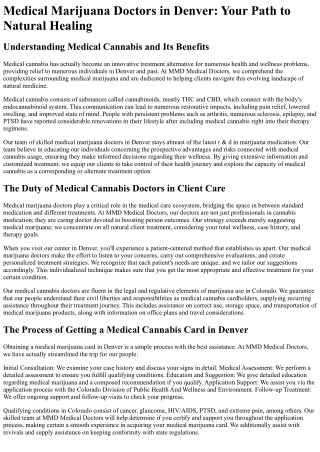 MMD Medical Doctors