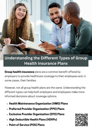 understanding the different types of group health