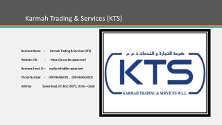 karmah trading services kts