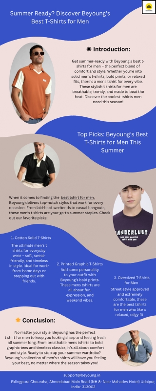 Level Up Your Summer Style with Beyoung’s Best T-Shirts for Men