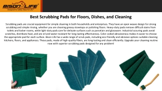 Best Scrubbing Pads for Floors, Dishes, and Cleaning