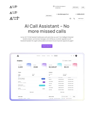 Revolutionize Call Management with Answering Tape AI – Smart, 247 AI Call Assistant