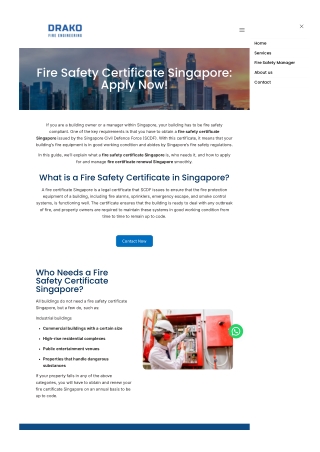 How to Renew Fire Safety Certificate in Singapore: A 2025 Guide