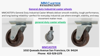 General duty Industrial caster wheels