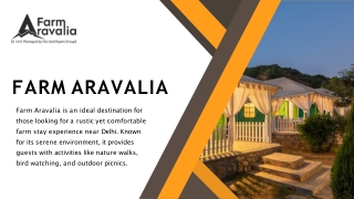 Stay at the best luxury Farm Stay in Faridabad