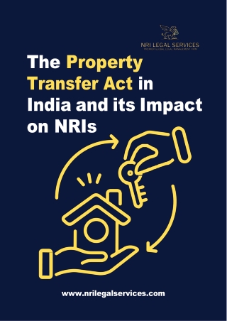 The Property Transfer Act, often a subject of  Property Transfer Act in India.