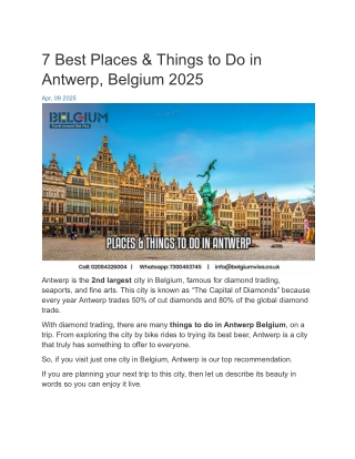 Things to Do in Antwerp, Belgium 2025