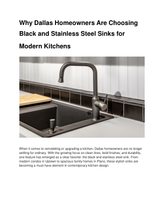 why-dallas-homeowners-are-choosing-black-and-stainless-steel-sinks-for-modern-kitchens