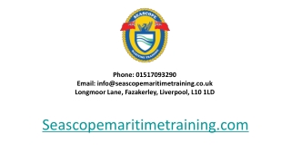 STCW Training Courses