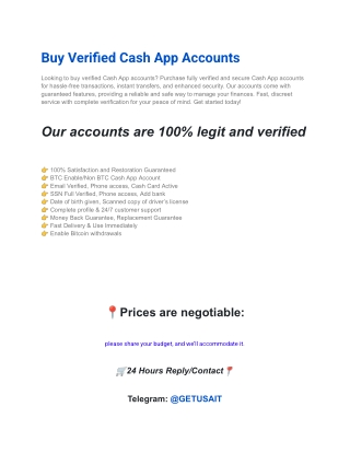 buy verified cash app accounts