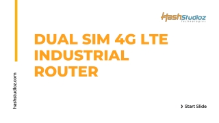Dual SIM 4G LTE Industrial Router