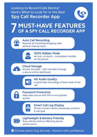 Top 7 Must-Have Features of a Spy Call Recorder App