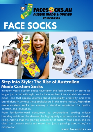 Step Into Style: The Rise of Australian Made Custom Socks