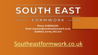 South East Formwork