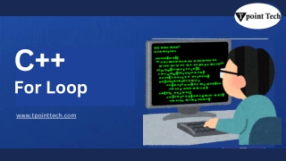 C++   For Loop With Example - TpointTech