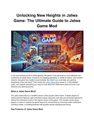 unlocking new heights in jalwa game the ultimate