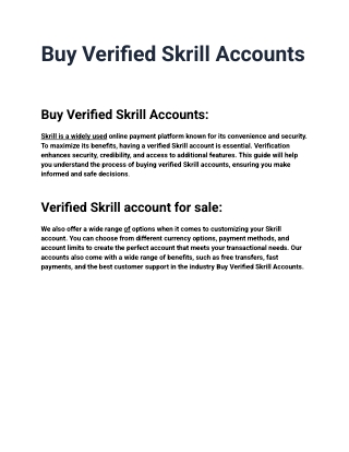 buy verified skrill accounts