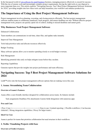 in the fast paced world of crm software for small