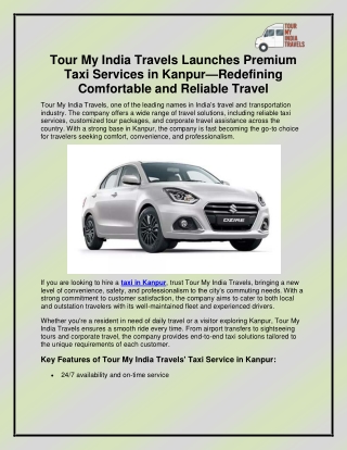 Taxi in Kanpur