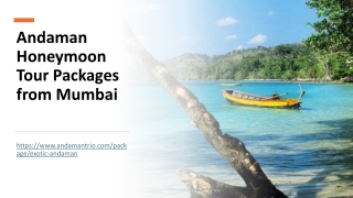 Andaman Honeymoon Tour Packages from Mumbai