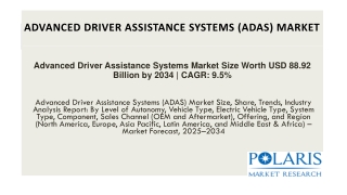 advanced driver assistance systems adas market