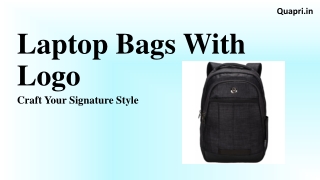 Laptop Bags With Logo For Personal and Professional use