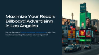 Premier Los Angeles Billboard Advertising & Outdoor Media Solutions