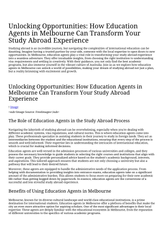Unlocking Opportunities_ How Education Agents in Melbourne Can Transform Your_Study Abroad Experience (1)