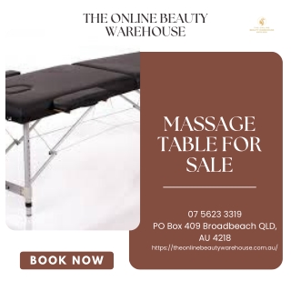 Massage table for sale