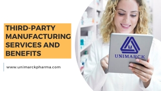 Third-party Manufacturing Services And Benefits