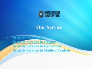 Security Services in Telangana