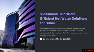 Calorifier Dubai | Hot Water Solutions for Every Need