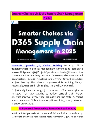 Microsoft Dynamics 365 Online Training - Enroll Now