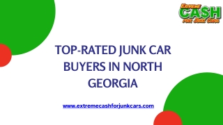 Sell Your Junk Car with Top Buyers in North Georgia