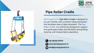 pipe roller cradle