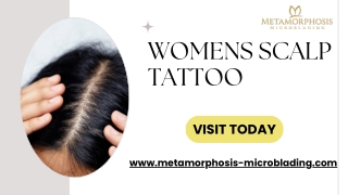 Womens Scalp Tattoo: Custom Solutions for a Naturally Full Hairline