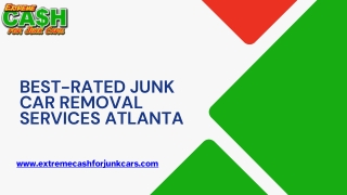 Get Reliable Junk Car Removal Services in Atlanta