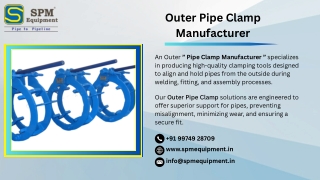 Outer Pipe Clamp Manufacturer and Supplier in India