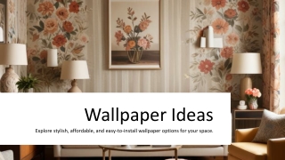 Wallpaper for walls