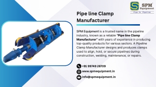 Pipe line Clamp  Manufacturer in India