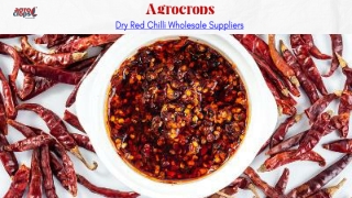 Dry Red Chilli Wholesale Suppliers