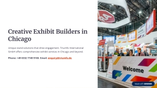 Creative Exhibit Builders in Chicago | Unique Stand Solutions