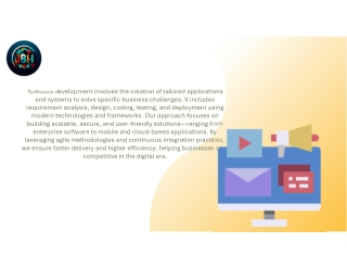 Custom software development for businesses