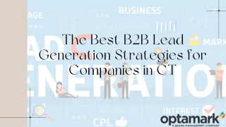 The Best B2B Lead Generation Strategies for Companies in CT