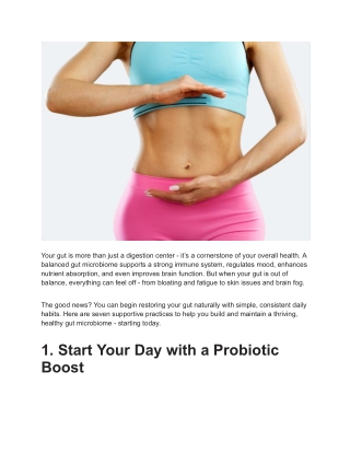 Heal Your Gut Naturally_ 7 Daily Habits to Support a Healthy Microbiome