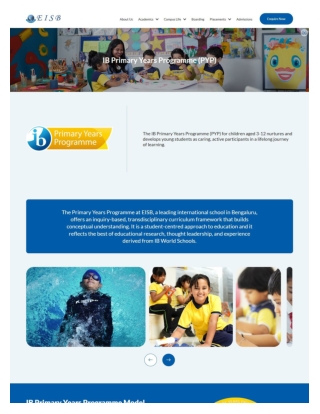 Best IB School in Bangalore - EISB