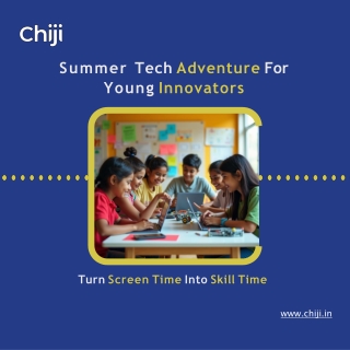 summer tech adventure for young innovators