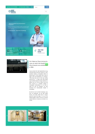 Dhoot Hospitals – Best Multispecialty Hospital in Chhatrapati Sambhajinagar