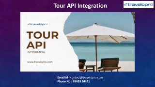 Tour API Integration